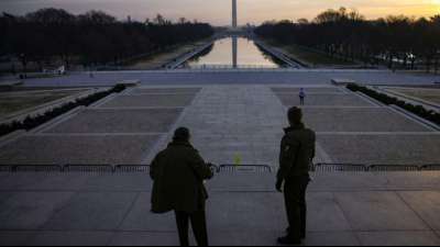 National Mall in Washington wird bis nach Amtseinf&uuml;hrung von Biden gesperrt