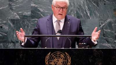 Steinmeier sichert UN-Staaten deutsche Verl&auml;sslichkeit auch nach der Wahl zu