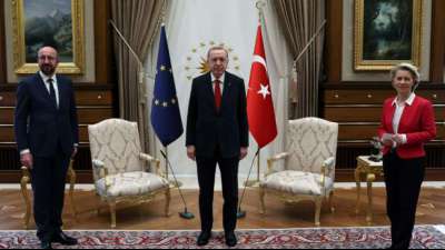 Ankara: Kein Sessel f&uuml;r Ursula von der Leyen neben Erdogan