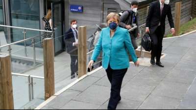 Merkel spricht am Rande von G7-Gipfel mit Biden - auch &uuml;ber Nordstream 2