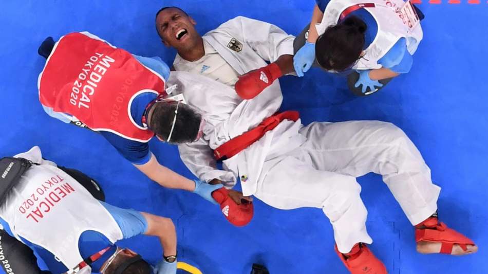 Ellenbogenverletzung stoppt Gold-Tr&auml;ume von Karate-Weltmeister Horne 
