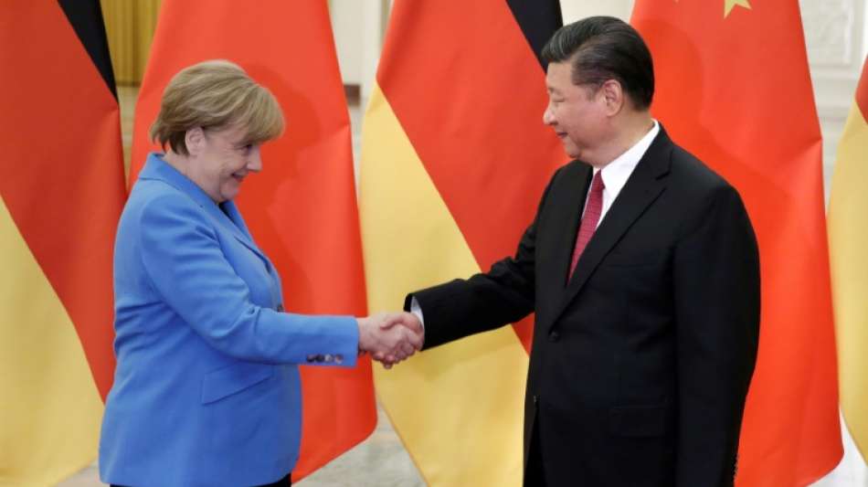 Merkel f&uuml;hrt "Abschiedsgespr&auml;ch" mit Chinas Staatschef Xi