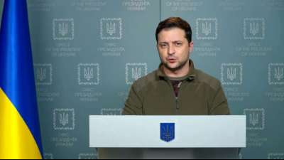 Selenskyj fordert umgehende Integration der Ukraine in die EU