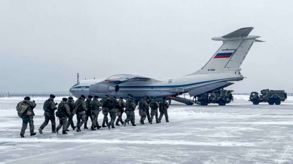 Von Russland angef&uuml;hrte "Friedenstruppen" in Kasachstan eingetroffen