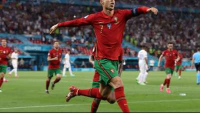 Ronaldo stellt Ali Daeis Tor-Weltrekord ein