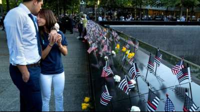 Zeremonien zum 20. Jahrestag der Terroranschl&auml;ge in den USA begonnen