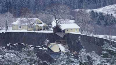Ein Toter nach Erdrutsch in Norwegen