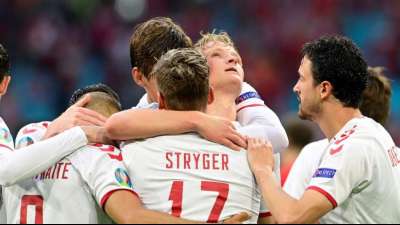 Mit Ajax-Power und dem Geist von 1992: D&auml;nemark st&uuml;rmt ins Viertelfinale