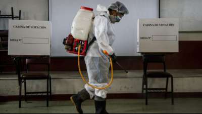 Coronavirus bei Pr&auml;sidentschafts- und Parlamentswahlen in Peru
