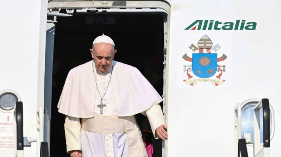 Papst Franziskus in der Slowakei eingetroffen