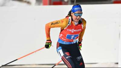 Preu&szlig; Sechste im Massenstart: Keine Einzelmedaille f&uuml;r deutsche Biathletinnen