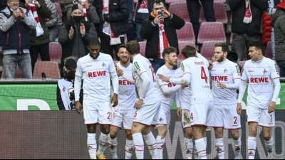 K&ouml;ln siegt ohne Baumgart - Gladbach remis auf der Alm