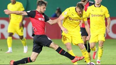 DFB-Pokal: Dortmund und Leipzig souver&auml;n - F&uuml;rth und Bremen raus