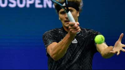 Olympiasieger Alexander Zverev im Achtelfinale von New York