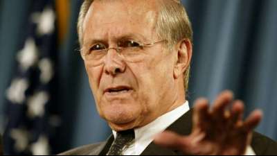 Fr&uuml;herer US-Verteidigungsminister Rumsfeld im Alter von 88 Jahren gestorben