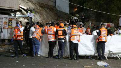 44 Tote: Massenpanik bei religi&ouml;sem Fest in Israel