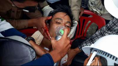 Sechs Demonstranten in Myanmar von Polizisten erschossen