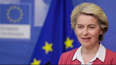 Von der Leyen: 70 Prozent der Erwachsenen in der EU mindestens einmal geimpft