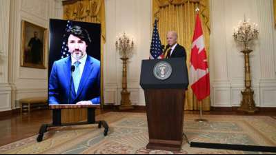 Biden und Trudeau beschw&ouml;ren "au&szlig;ergew&ouml;hnliche Freundschaft" ihrer L&auml;nder