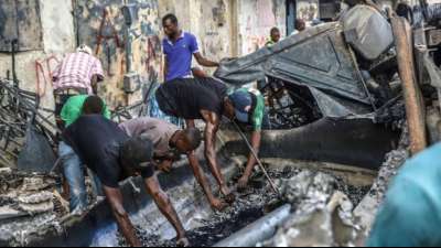 Nun schon 90 Tote nach Explosion von Tanklastwagen in Haiti