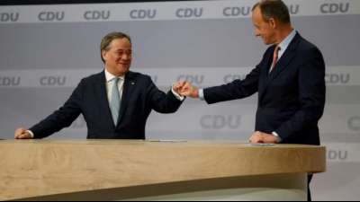 Merz ruft zur Unterst&uuml;tzung f&uuml;r CDU-Vorsitzenden Laschet auf