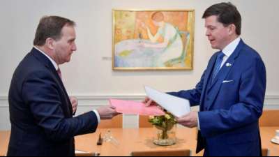 Schwedens Ministerpr&auml;sident L&ouml;fven legt Amt nieder