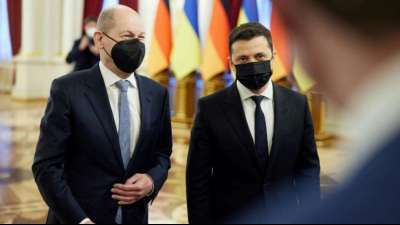 Scholz fordert von Moskau "eindeutige Schritte" zur Deeskalation im Ukraine-Konflikt
