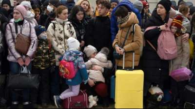 Zahl der Kriegsfl&uuml;chtlinge aus der Ukraine steigt weiter an