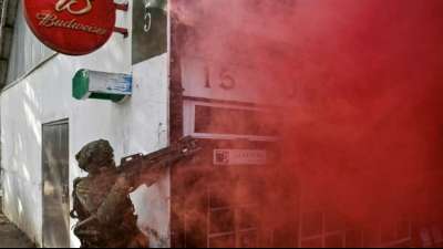 Taiwanische Armee simuliert bei Milit&auml;r&uuml;bung Gefechte mit chinesischen Truppen