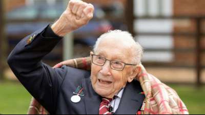 Britischer Corona-Held "Captain Tom" an Covid-19 gestorben