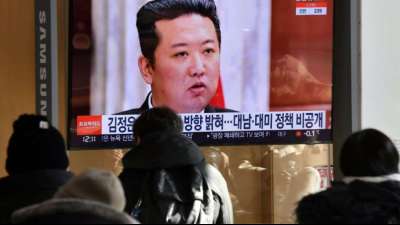 Nordkorea feuert Geschoss aufs Meer
