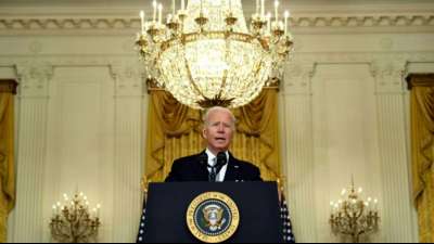 Biden &uuml;ber Taliban: "Ich stehe hinter meiner Entscheidung"