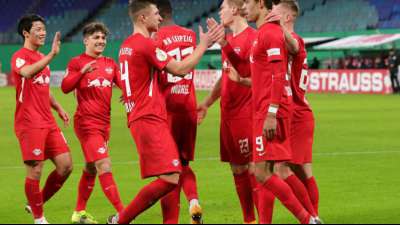 Doppelpacker Poulsen f&uuml;hrt Leipzig zum Sieg - Pokaltraum lebt 