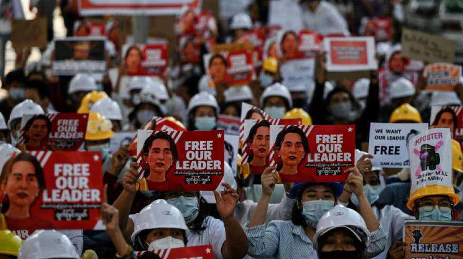Proteste in Myanmar trotz Polizeigewalt fortgesetzt