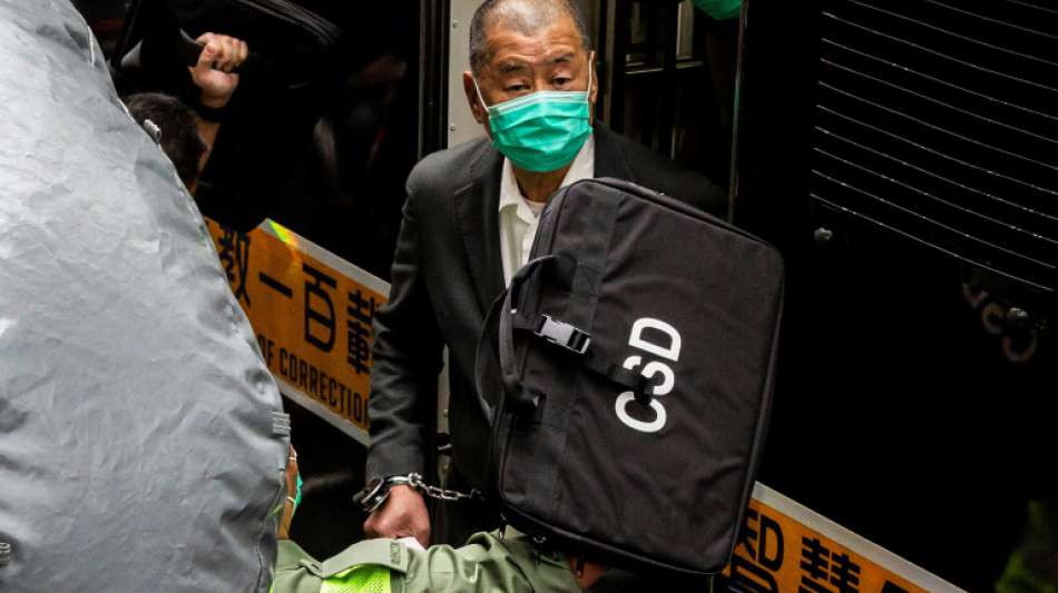 Berichte: Hongkonger Verleger Jimmy Lai wegen neuer Vorw&uuml;rfe festgenommen