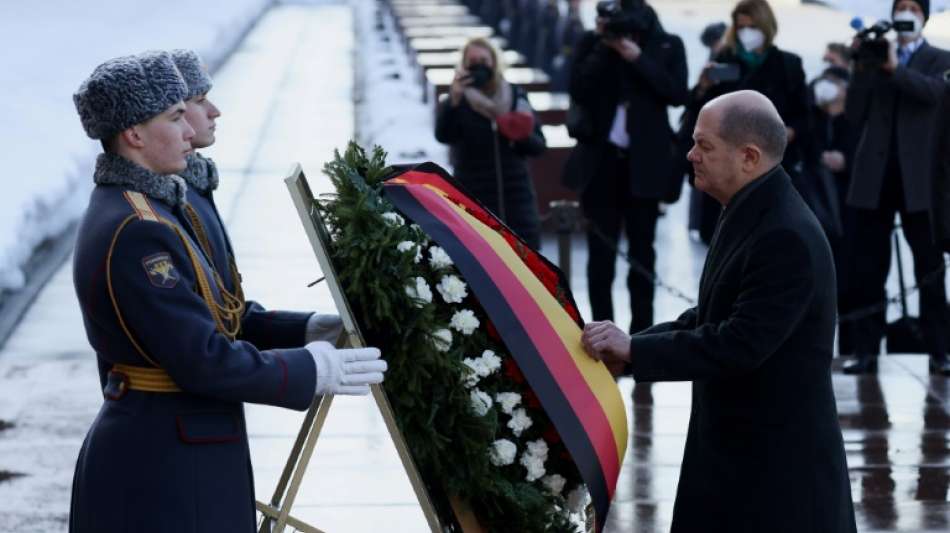 Kanzler Scholz in Moskau f&uuml;r Treffen mit Putin angekommen