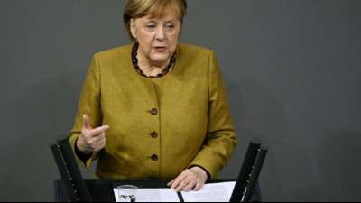 Merkel bittet Bev&ouml;lkerung um Verst&auml;ndnis f&uuml;r weitere Lockdown-Verl&auml;ngerung