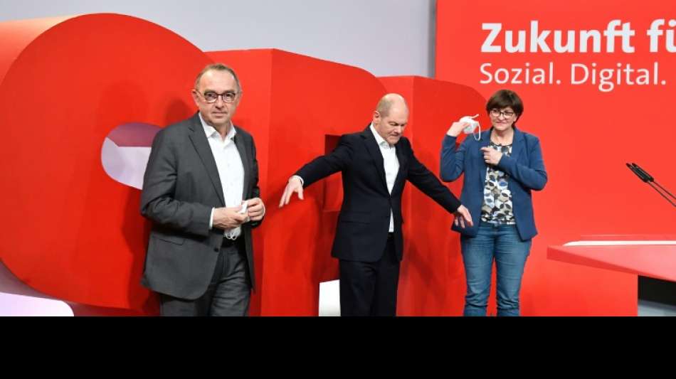 Scholz w&uuml;nscht sich Esken und Walter-Borjans weiter als Parteivorsitzende