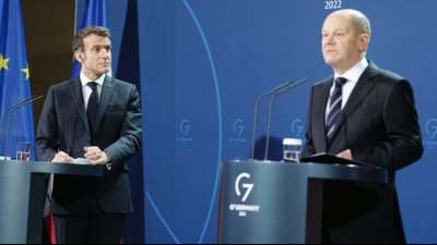 Scholz und Macron setzen im Ukraine-Konflikt auf  das Normandie-Format