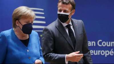 Merkel empf&auml;ngt am Freitag Macron in Berlin