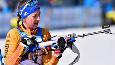 Biathlon: Preu&szlig; im Sprint F&uuml;nfte - Voigt schafft Olympia-Norm