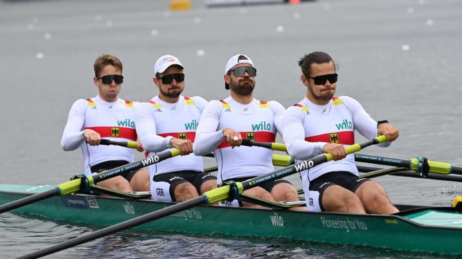 M&auml;nner-Doppelvierer rudert deutlich am Finale vorbei