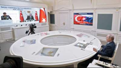 T&uuml;rkischer Pr&auml;sident springt russischem Staatschef im Streit mit Biden bei