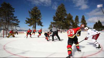 Nach achtst&uuml;ndiger Unterbrechung: Colorado gewinnt Freiluftspiel am Lake Tahoe