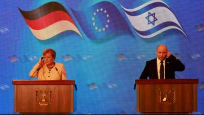 Merkel sichert Israel deutsche Unterst&uuml;tzung in Sicherheitsfragen