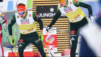 Kombination: Frenzel/Rie&szlig;le siegen im Teamsprint