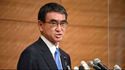 Japanischer Minister Kono will Regierungschef werden