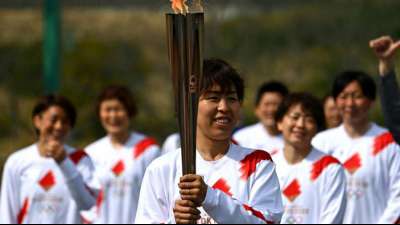Olympischer Fackellauf beginnt in Fukushima ohne Zuschauer
