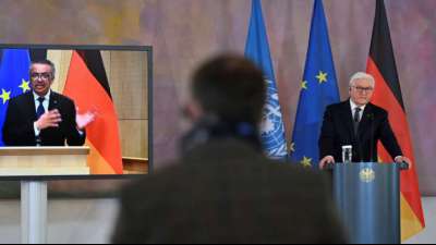 Steinmeier mahnt gemeinsam mit WHO zu weltweiter Solidarit&auml;t bei Impfstoffen