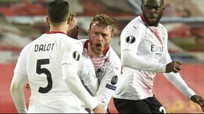 Europa League: Manchester United kassiert Ausgleich in den Schlusssekunden